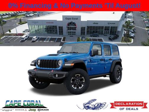 Hydro Blue Pearlcoat 2026 Jeep Wrangler Rubicon