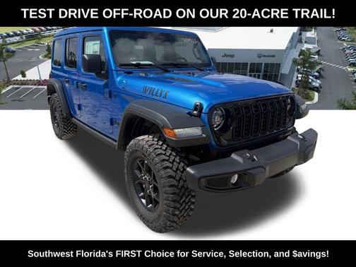 Hydro Blue Pearlcoat 2026 Jeep Wrangler Willys