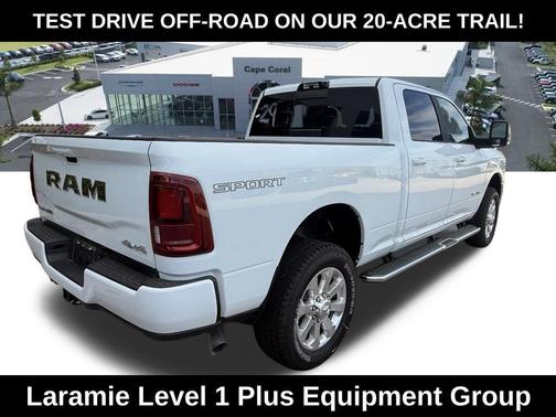 Bright White Clearcoat 2026 RAM 2500 Laramie Crew Cab 4x4 6'4' Box