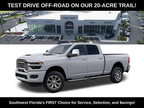Bright White Clearcoat 2026 RAM 2500 Laramie Crew Cab 4x4 6'4' Box