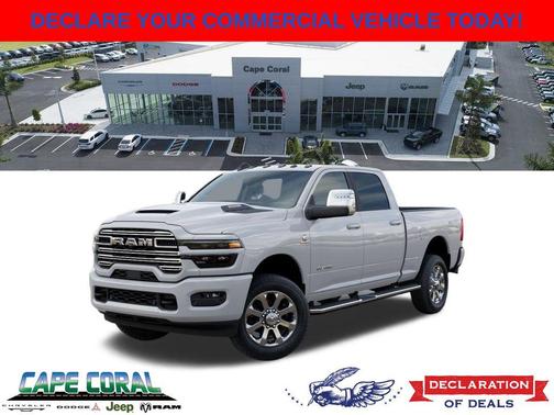 Bright White Clearcoat 2026 RAM 2500 Laramie Crew Cab 4x4 6'4' Box