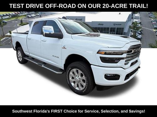 Bright White Clearcoat 2026 RAM 2500 Laramie Crew Cab 4x4 6'4' Box