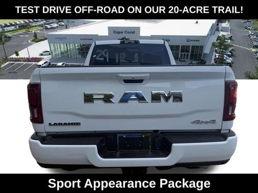 Bright White Clearcoat 2026 RAM 2500 Laramie Crew Cab 4x4 6'4' Box
