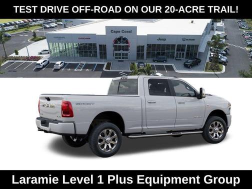 Bright White Clearcoat 2026 RAM 2500 Laramie Crew Cab 4x4 6'4' Box