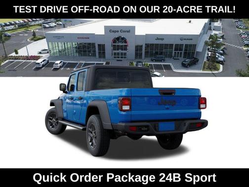 Hydro Blue Pearlcoat 2026 Jeep Gladiator Sport