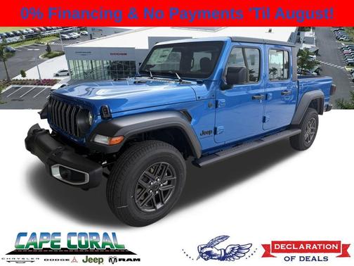 Hydro Blue Pearlcoat 2026 Jeep Gladiator Sport
