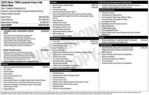 2022 RAM 1500 Laramie