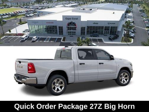 Bright White Clearcoat 2026 RAM 1500 Big Horn/Lone Star