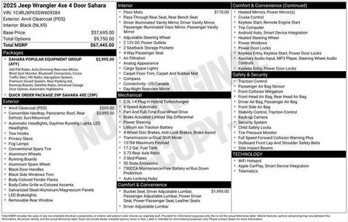 2025 Jeep Wrangler 4xe Sahara