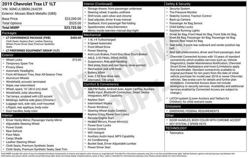 2019 Chevrolet Trax LT