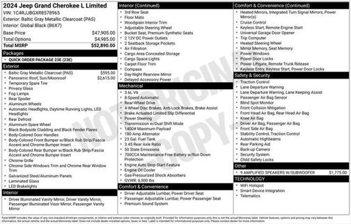 2024 Jeep Grand Cherokee L Limited