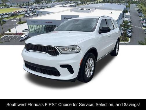 White Knuckle Clearcoat 2023 Dodge Durango SXT Launch Edition RWD