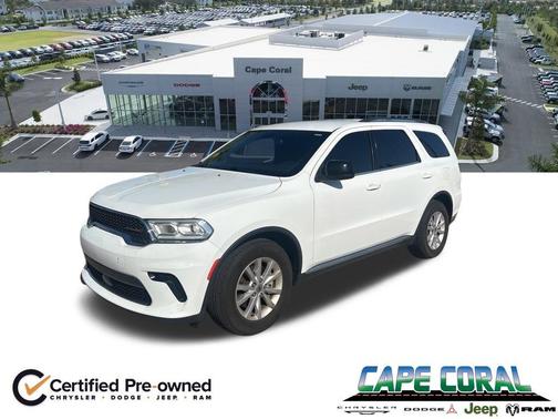 White Knuckle Clearcoat 2023 Dodge Durango SXT Launch Edition RWD