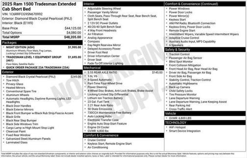 2025 RAM 1500 Tradesman