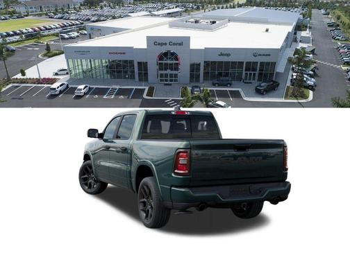 Serrano Green Metallic 2026 RAM 1500 Laramie