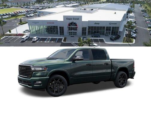 Serrano Green Metallic 2026 RAM 1500 Laramie