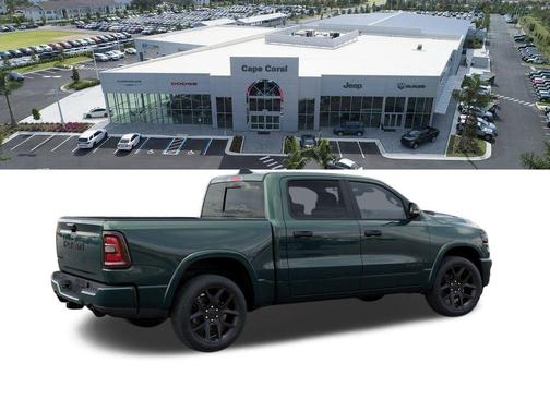 Serrano Green Metallic 2026 RAM 1500 Laramie
