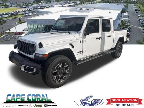 Bright White Clearcoat 2026 Jeep Gladiator Sahara 4x4