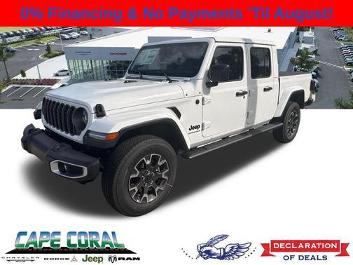 Bright White Clearcoat 2026 Jeep Gladiator Sahara 4x4