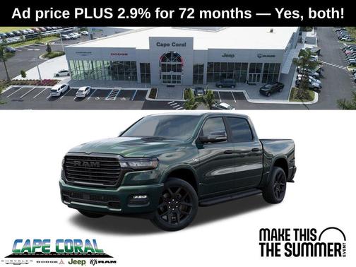 Serrano Green Metallic 2026 RAM 1500 Laramie