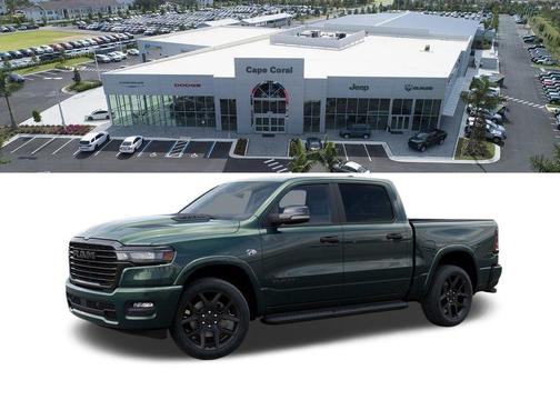Serrano Green Metallic 2026 RAM 1500 Laramie