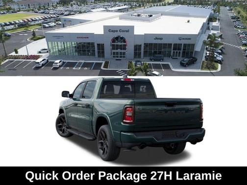 Serrano Green Metallic 2026 RAM 1500 Laramie
