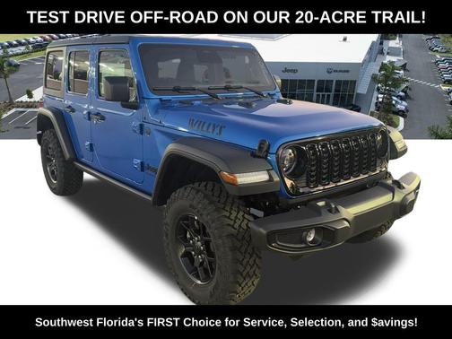 Hydro Blue Pearlcoat 2026 Jeep Wrangler Willys