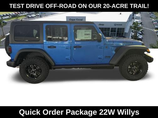 Hydro Blue Pearlcoat 2026 Jeep Wrangler Willys