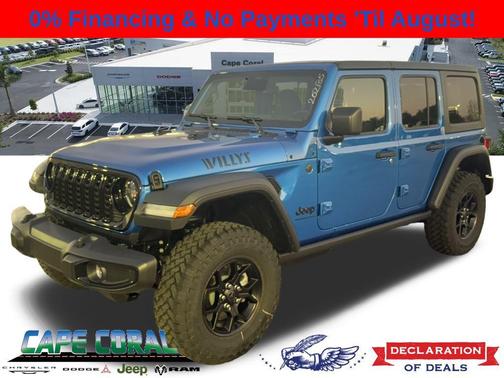 Hydro Blue Pearlcoat 2026 Jeep Wrangler Willys