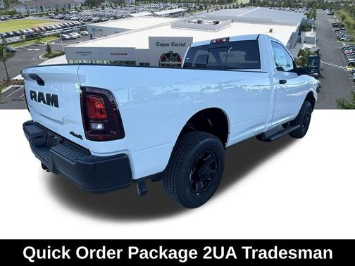 Bright White Clearcoat 2026 RAM 2500 Tradesman Regular Cab 4x4 8' Box