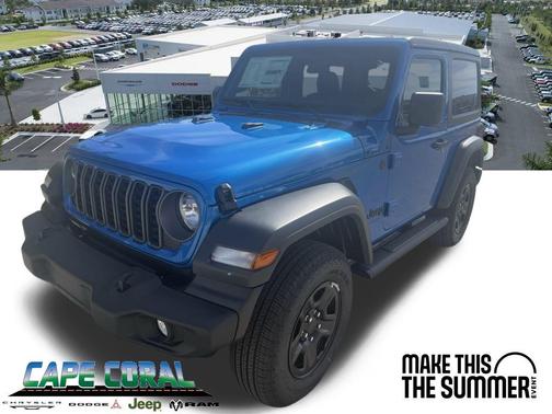 Hydro Blue Pearlcoat 2026 Jeep Wrangler Sport