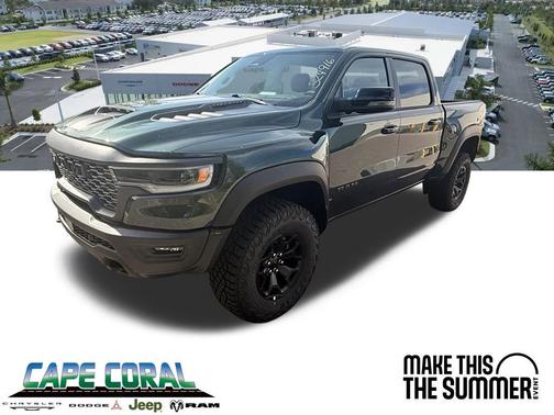 Serrano Green Metallic 2026 RAM 1500 RHO Crew Cab 4x4 5'7' Box