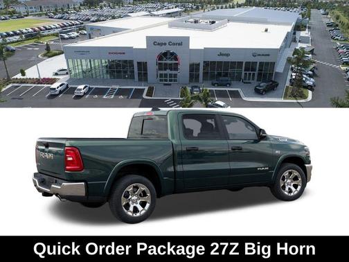 Serrano Green Metallic 2026 RAM 1500 Big Horn/Lone Star