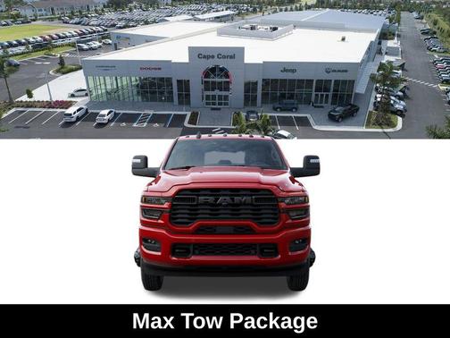 Flame Red Clearcoat 2026 RAM 3500 Big Horn Crew Cab 4x4 8' Box