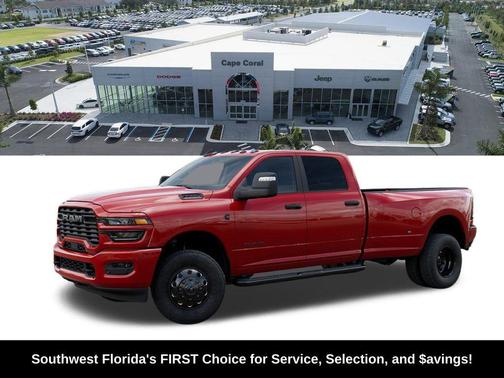 Flame Red Clearcoat 2026 RAM 3500 Big Horn Crew Cab 4x4 8' Box