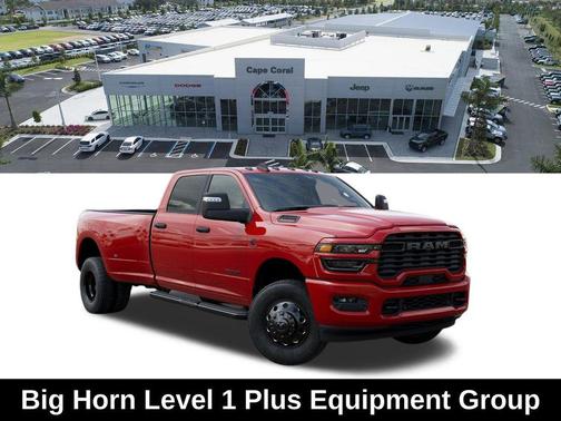Flame Red Clearcoat 2026 RAM 3500 Big Horn Crew Cab 4x4 8' Box