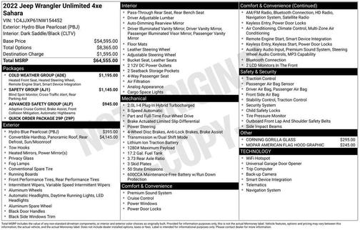 2022 Jeep Wrangler Unlimited 4xe Sahara