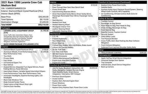 2021 RAM 1500 Laramie