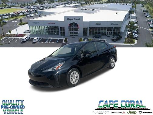 Midnight Black Metallic 2021 Toyota Prius LE