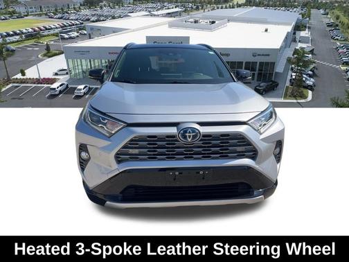 Silver Sky Metallic w/Midnight Black Roof 2020 Toyota RAV4 Hybrid SE