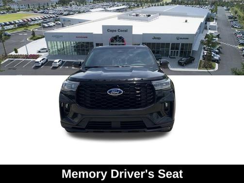 Agate Black Metallic 2025 Ford Explorer ST-Line