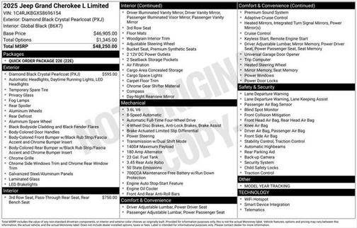 2025 Jeep Grand Cherokee L Limited