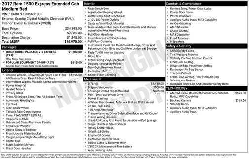 2017 RAM 1500 Express