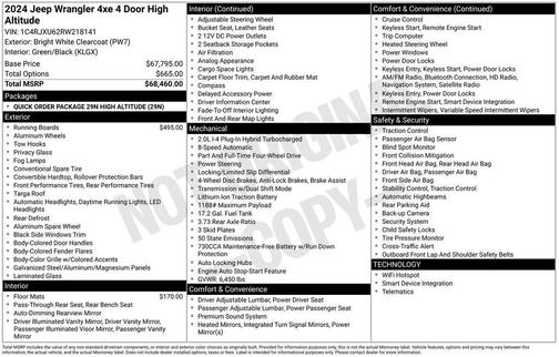 2024 Jeep Wrangler 4xe High Altitude