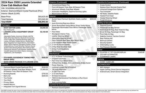 2024 RAM 3500 Laramie Mega Cab 4x4 6'4' Box