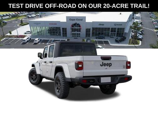 Bright White Clearcoat 2026 Jeep Gladiator Willys 4x4