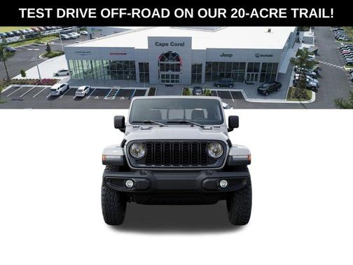 Bright White Clearcoat 2026 Jeep Gladiator Willys 4x4