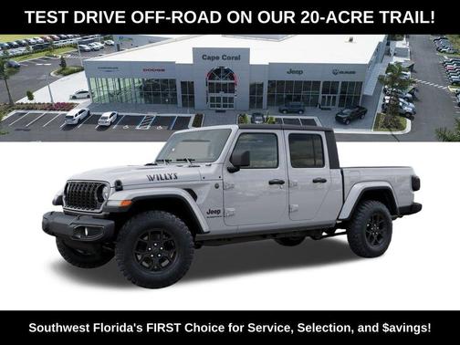 Bright White Clearcoat 2026 Jeep Gladiator Willys 4x4