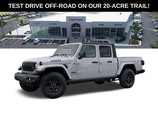 Bright White Clearcoat 2026 Jeep Gladiator Willys 4x4