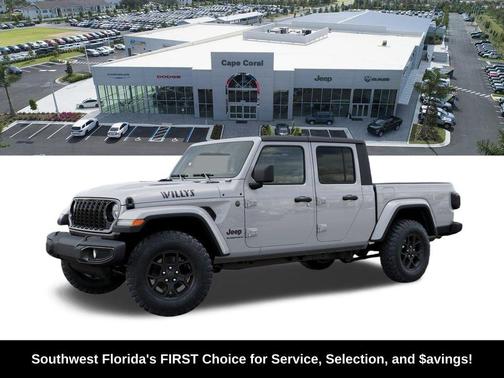 Bright White Clearcoat 2026 Jeep Gladiator Willys 4x4